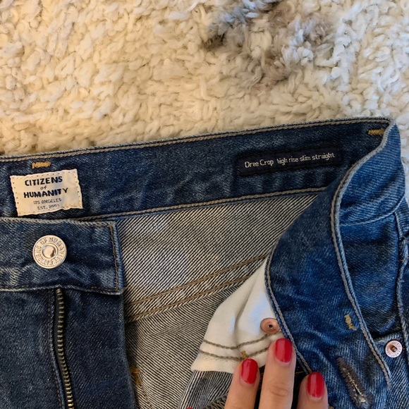 Citizens of humanity straight leg crop size 25 - Picture 2 of 4